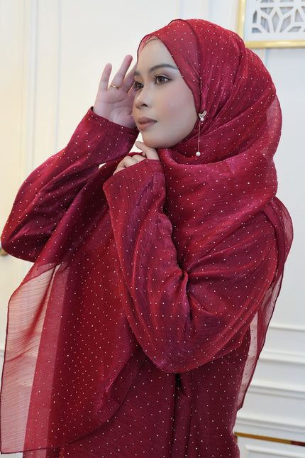 ABAYA LINA RED