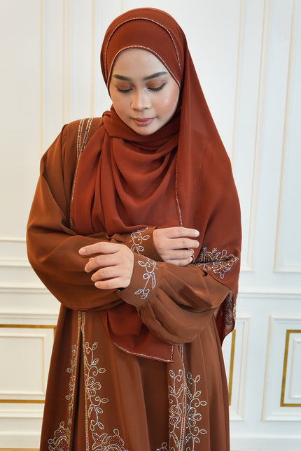 ABAYA DIYA BROWN