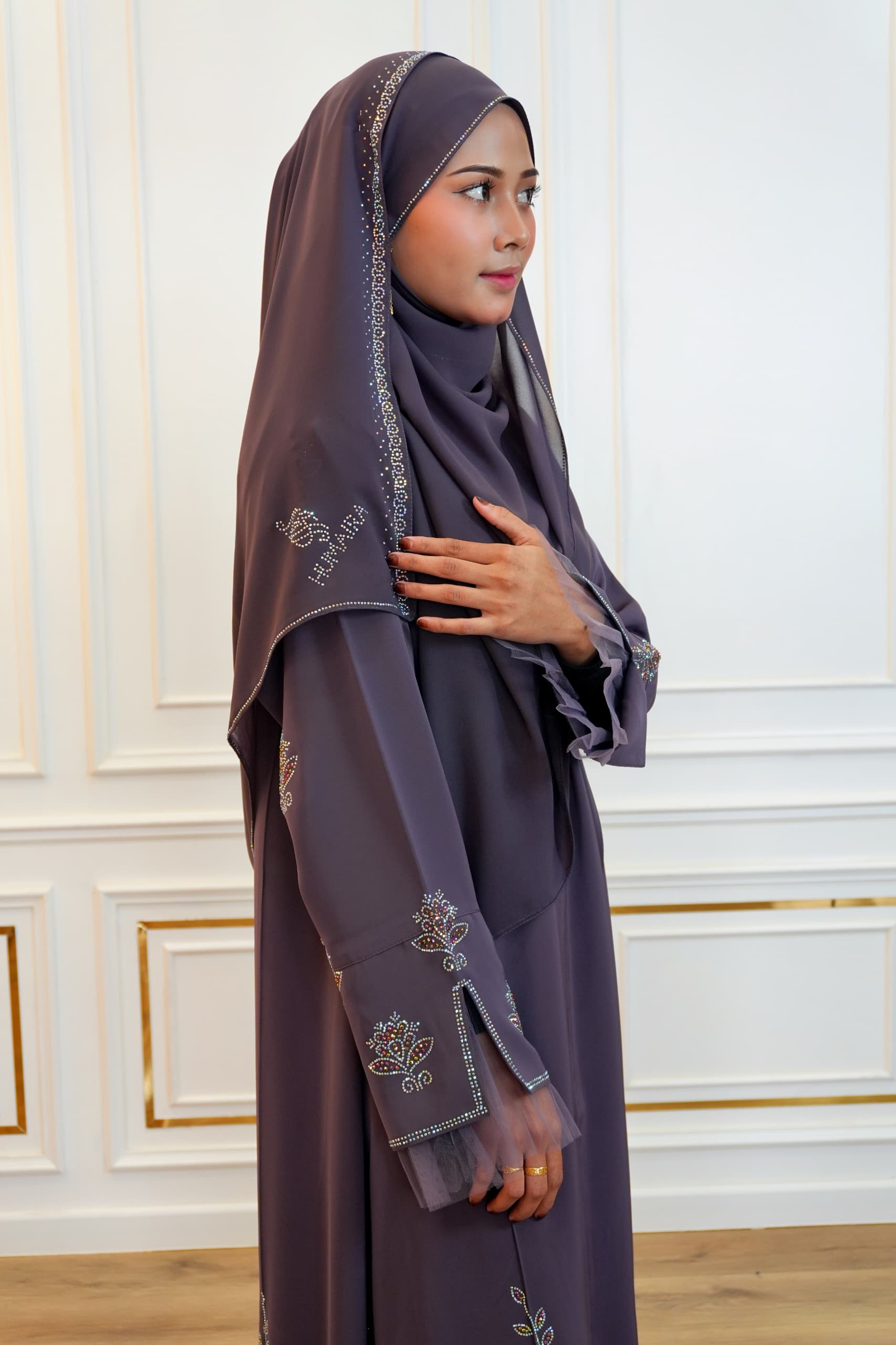 ABAYA FAYHA PURPLE