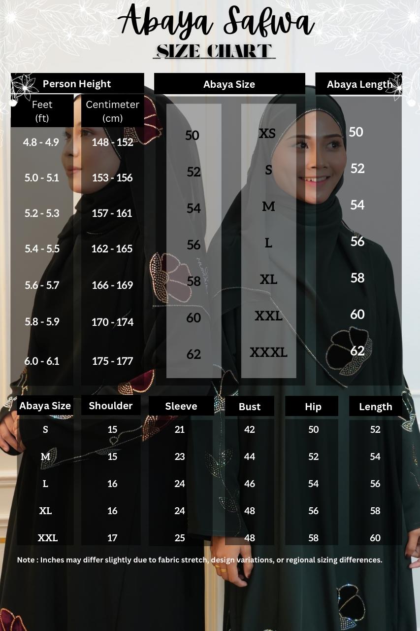 ABAYA SAFWA BLACK