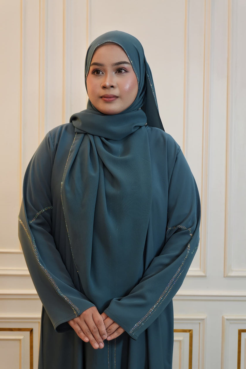 ABAYA WARDAH BLUE