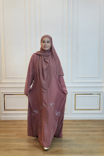 ABAYA WARDAH PINK