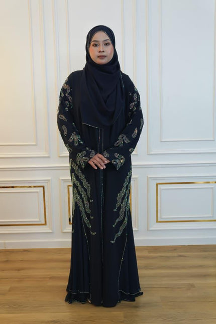 ABAYA RASHA NAVY BLUE