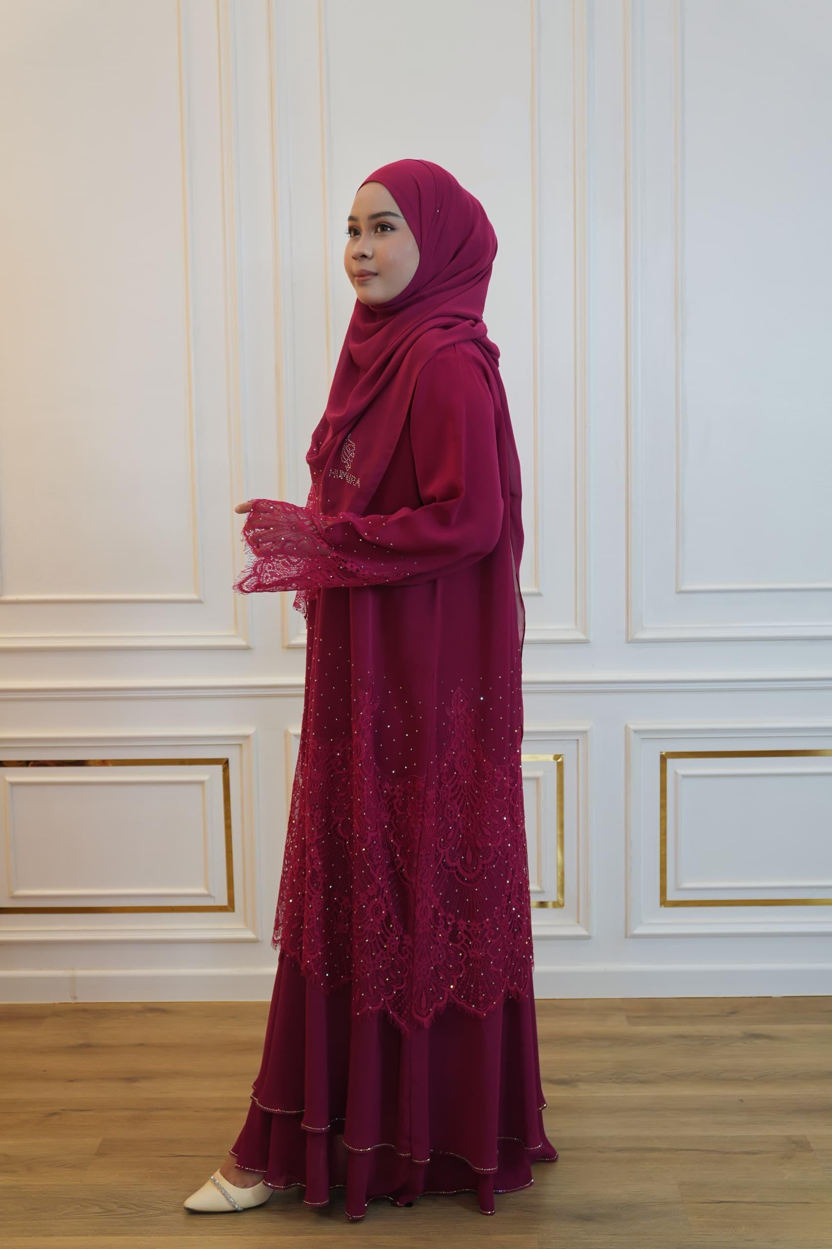 ABAYA AURORA HOT PINK