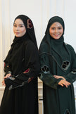 ABAYA SAFWA EMERALD GREEN