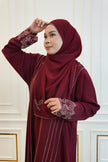 ABAYA NYLA MAROON