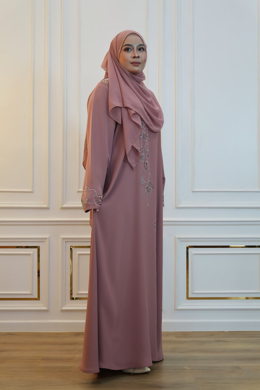 ABAYA DANIYA PINK