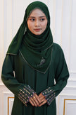 ABAYA LUNA EMERALD GREEN