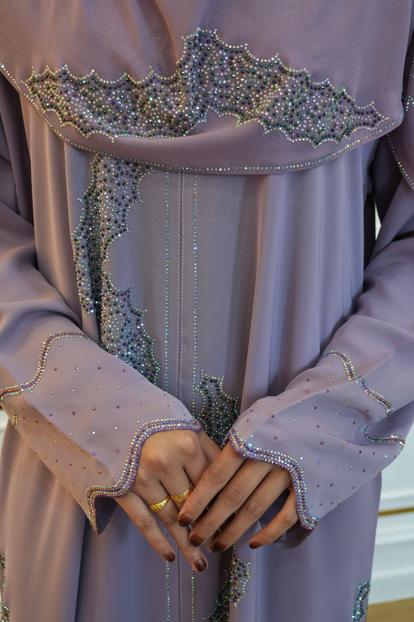 ABAYA YARA LILAC