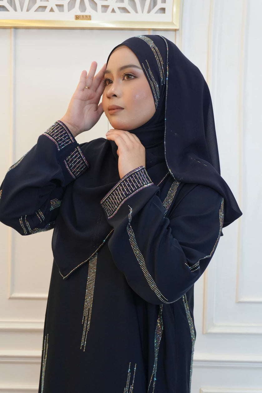 ABAYA ZIYA NAVY BLUE