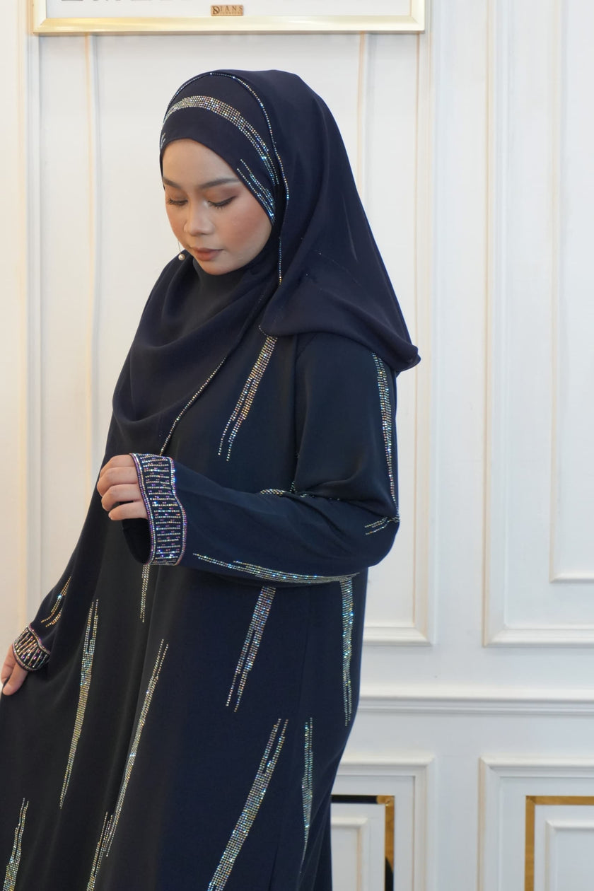 ABAYA ZIYA NAVY BLUE