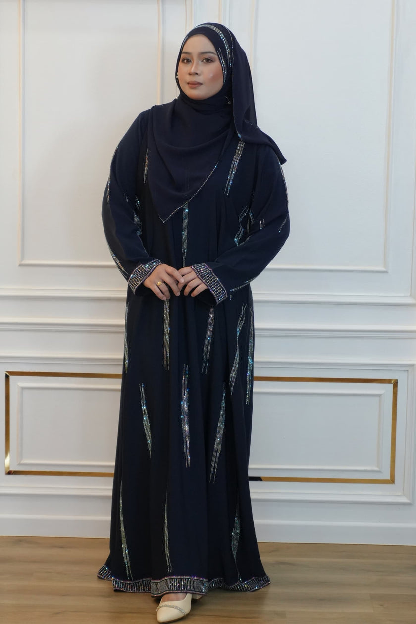 ABAYA ZIYA NAVY BLUE