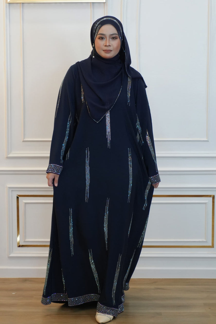 ABAYA ZIYA NAVY BLUE