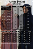 ABAYA DANIYA NAVY BLUE