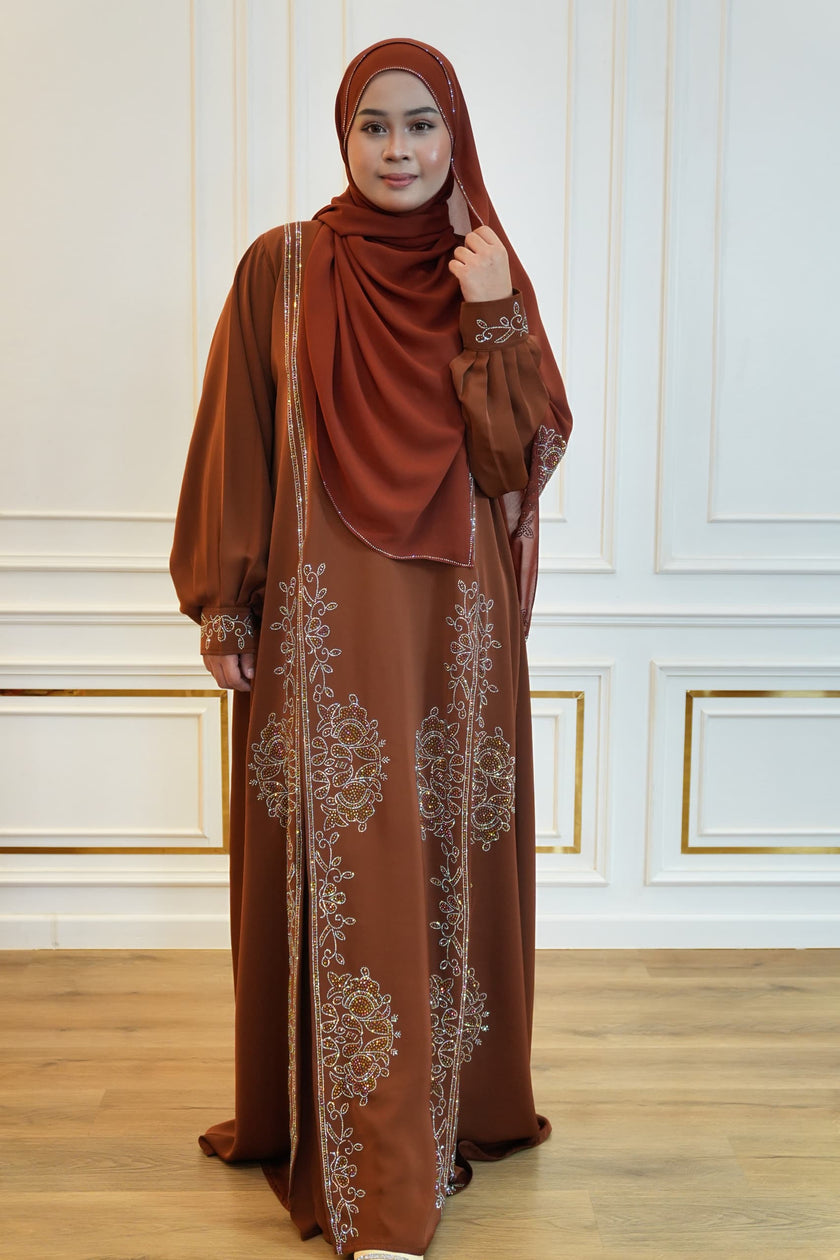 ABAYA DIYA BURNT ORANGE