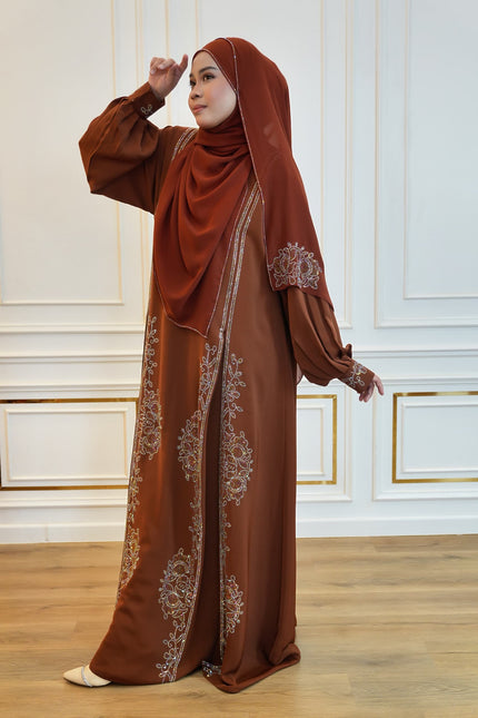 ABAYA DIYA BURNT ORANGE