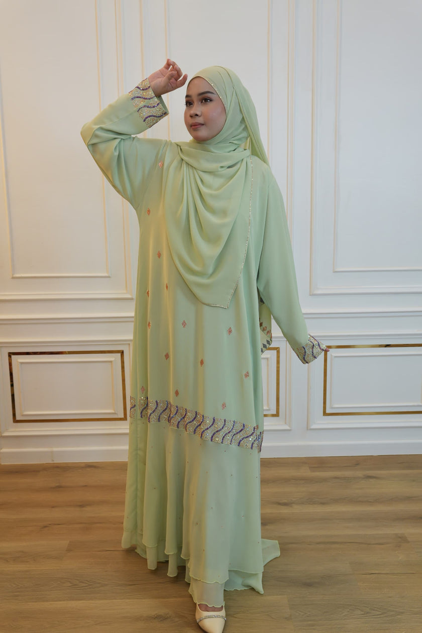 ABAYA ELISA GREEN