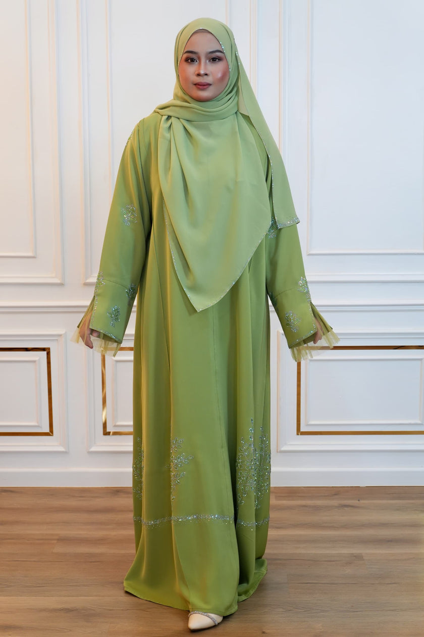 ABAYA FAYHA GREEN