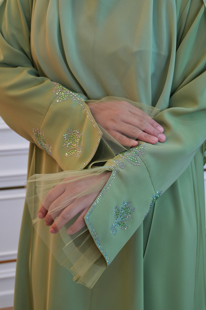 ABAYA FAYHA GREEN