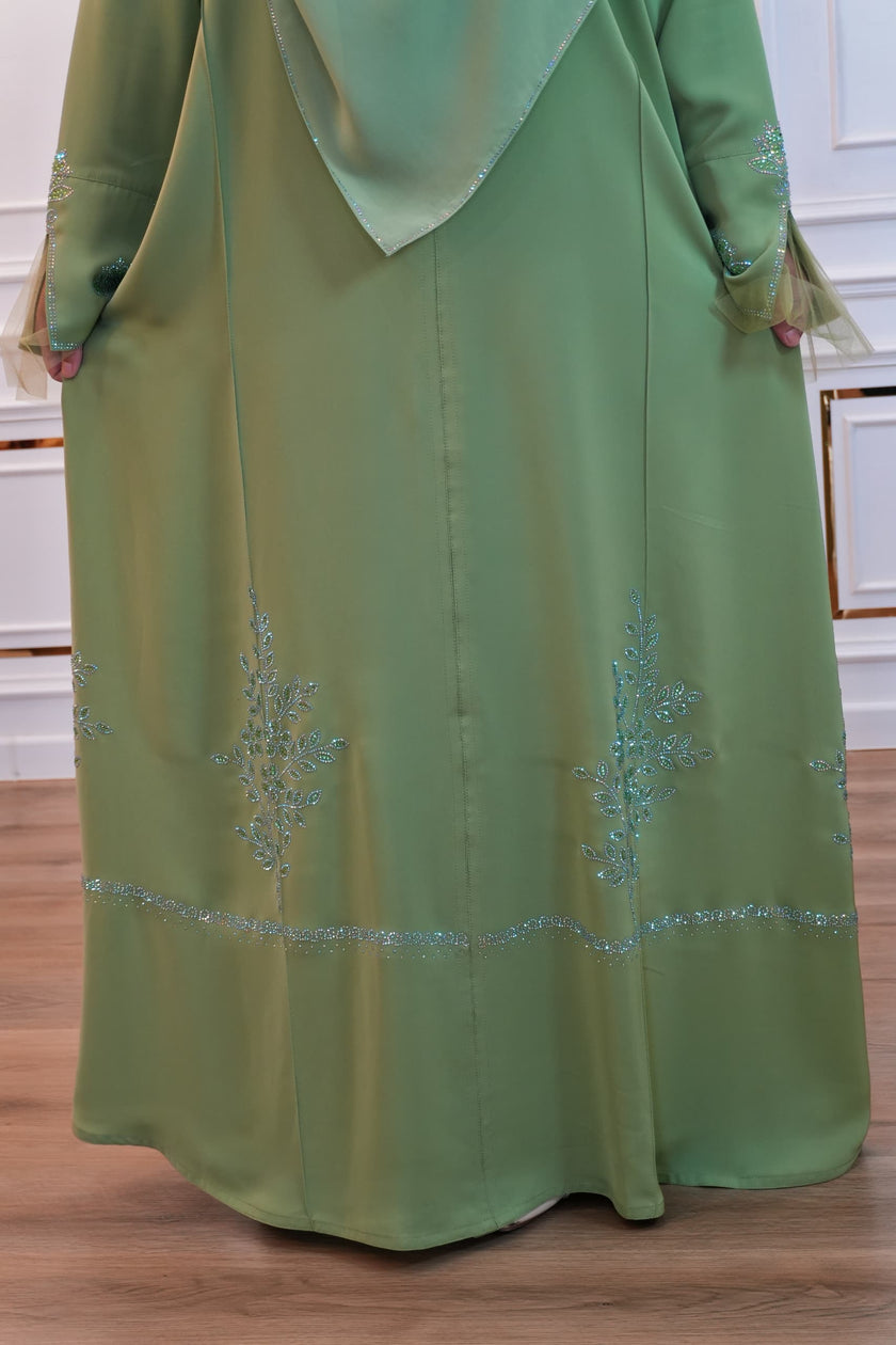 ABAYA FAYHA GREEN