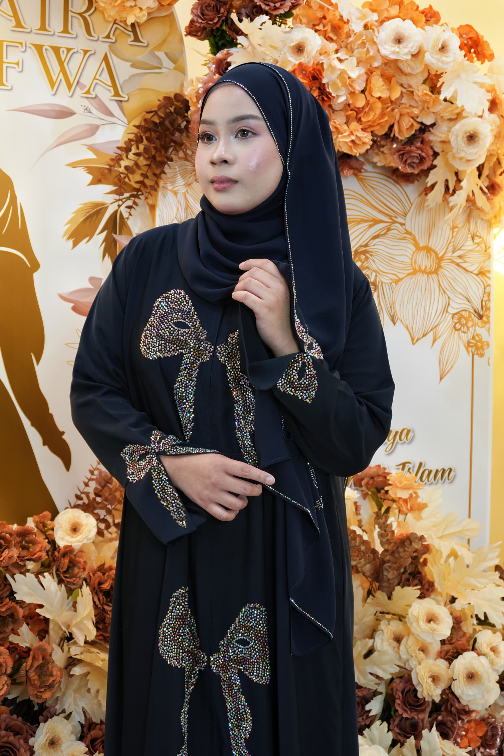 ABAYA LAYALI NAVY BLUE