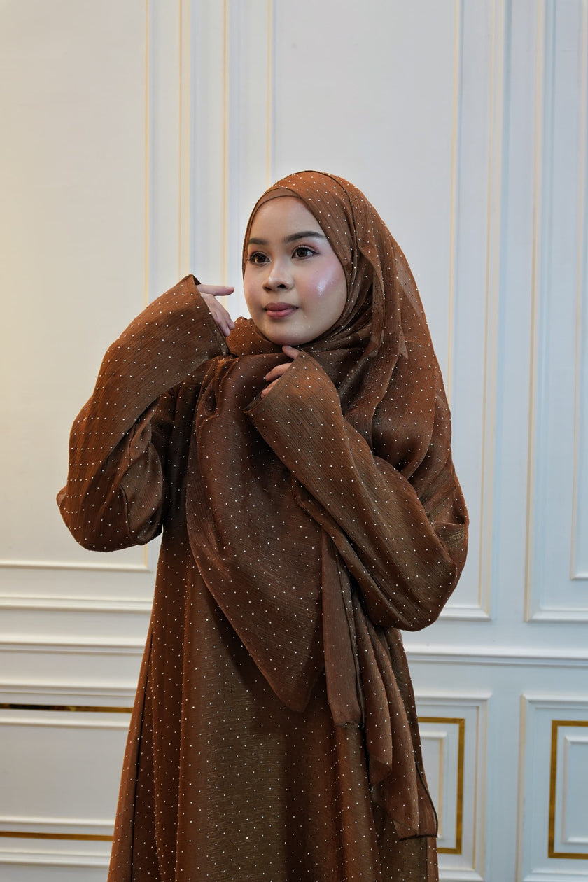 ABAYA LINA BROWN