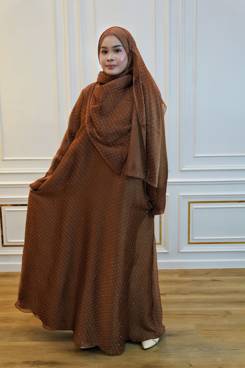 ABAYA LINA BROWN