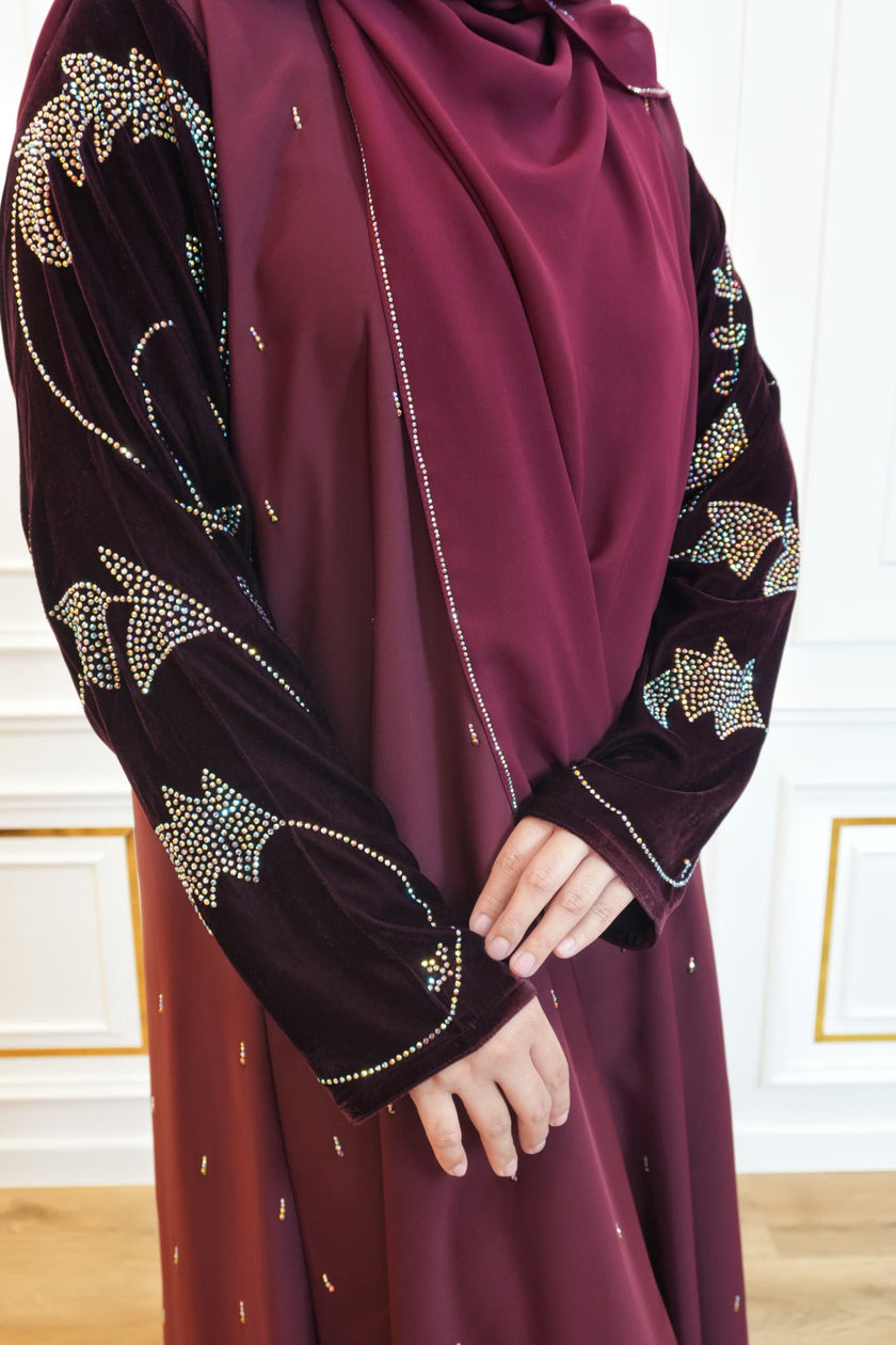 ABAYA MAYA MAROON