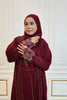 ABAYA NYLA MAROON