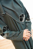 ABAYA SAFWA EMERALD GREEN