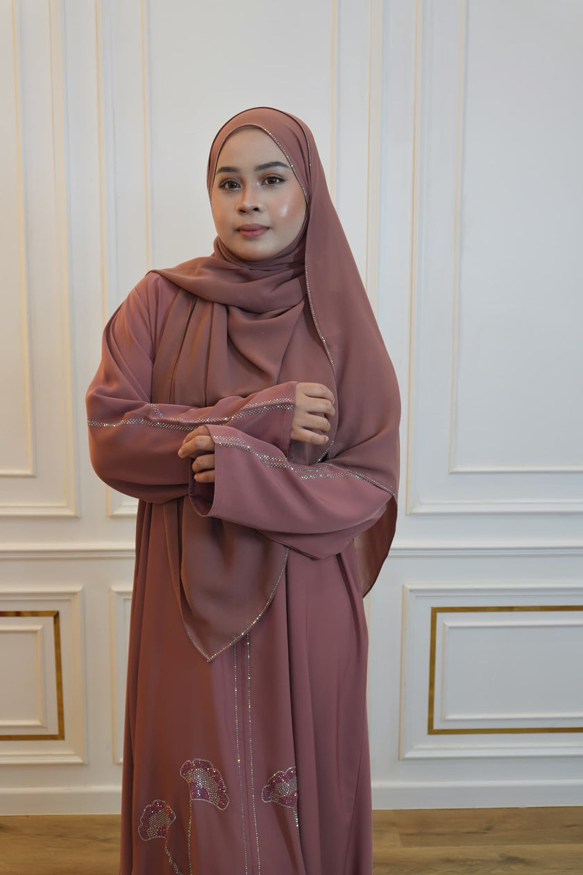 ABAYA WARDAH PINK