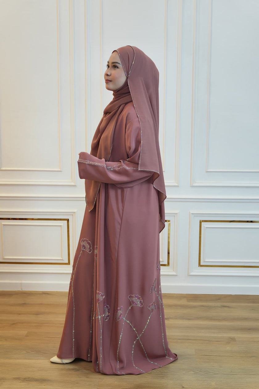 ABAYA WARDAH PINK