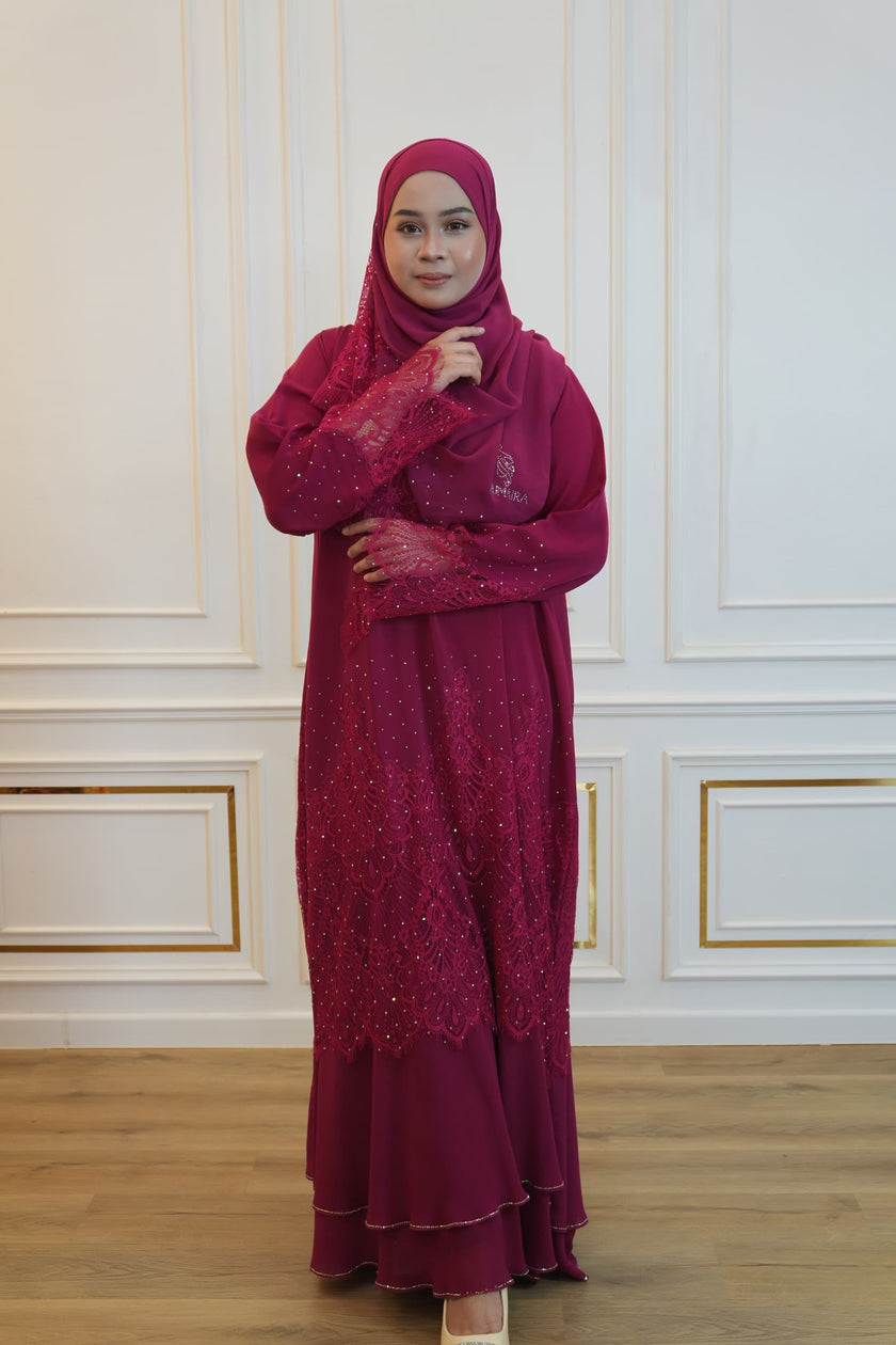 ABAYA AURORA HOT PINK