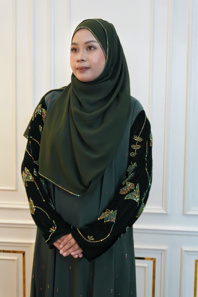 ABAYA MAYA EMERALD GREEN