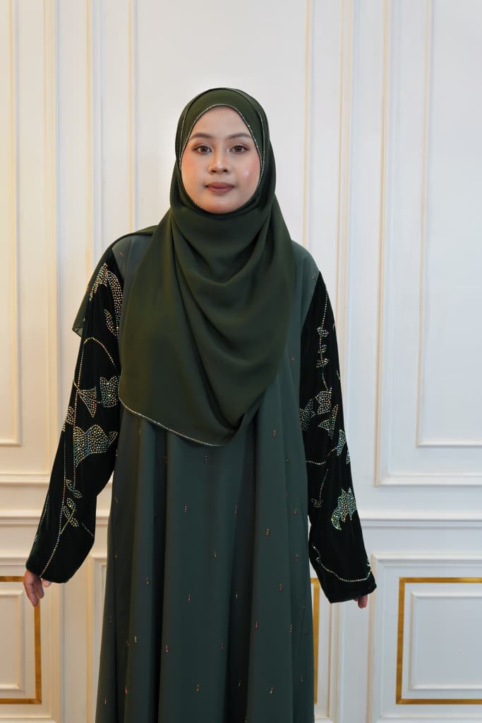 ABAYA MAYA EMERALD GREEN
