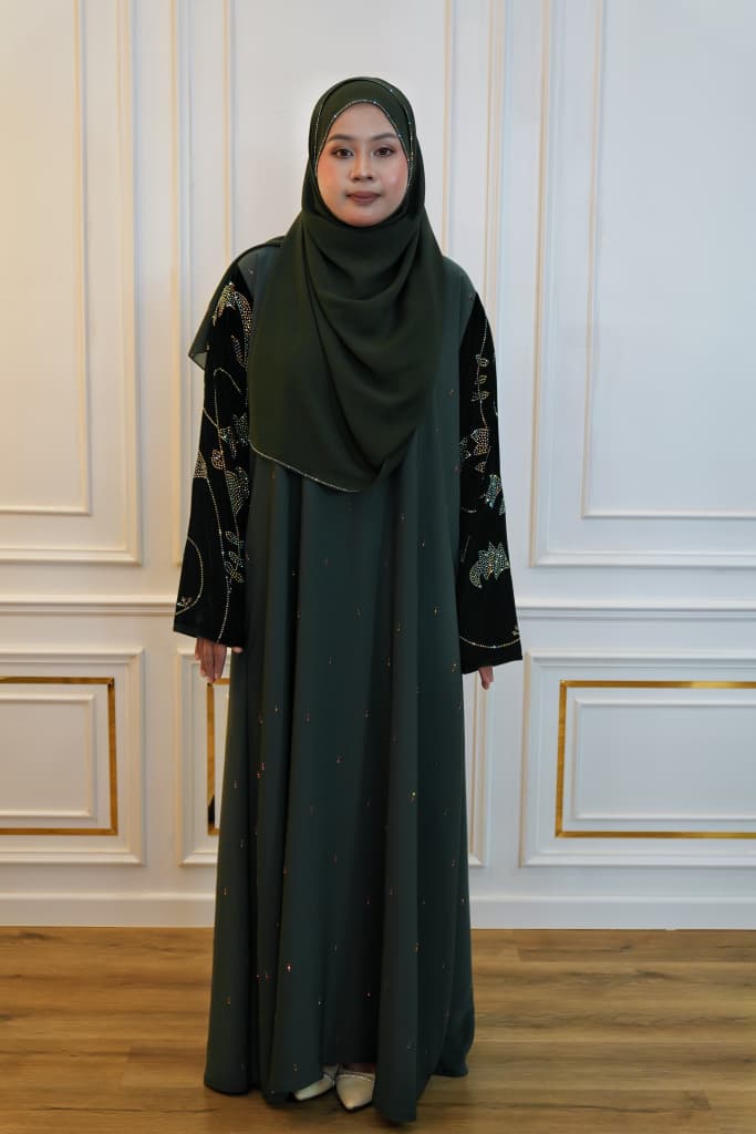ABAYA MAYA EMERALD GREEN