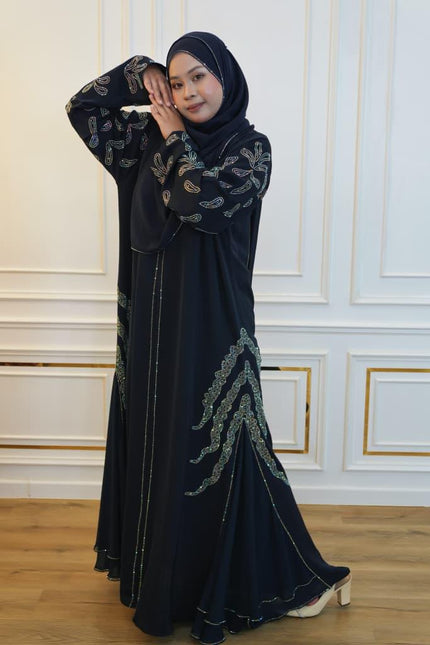 ABAYA RASHA NAVY BLUE