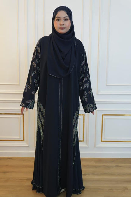 ABAYA RASHA NAVY BLUE