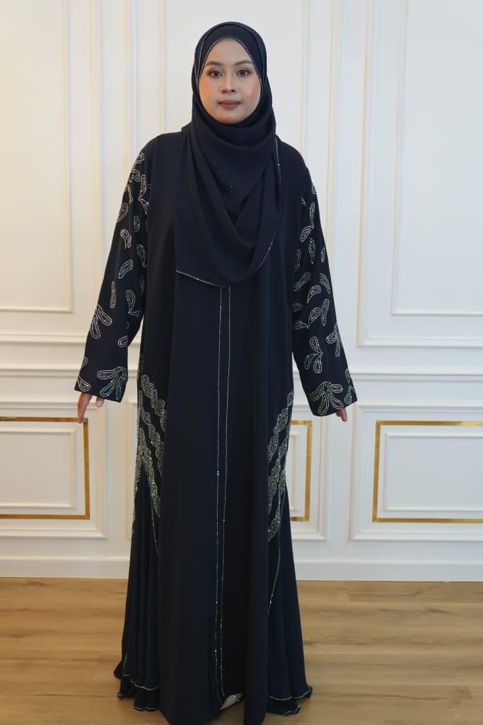 ABAYA RASHA NAVY BLUE