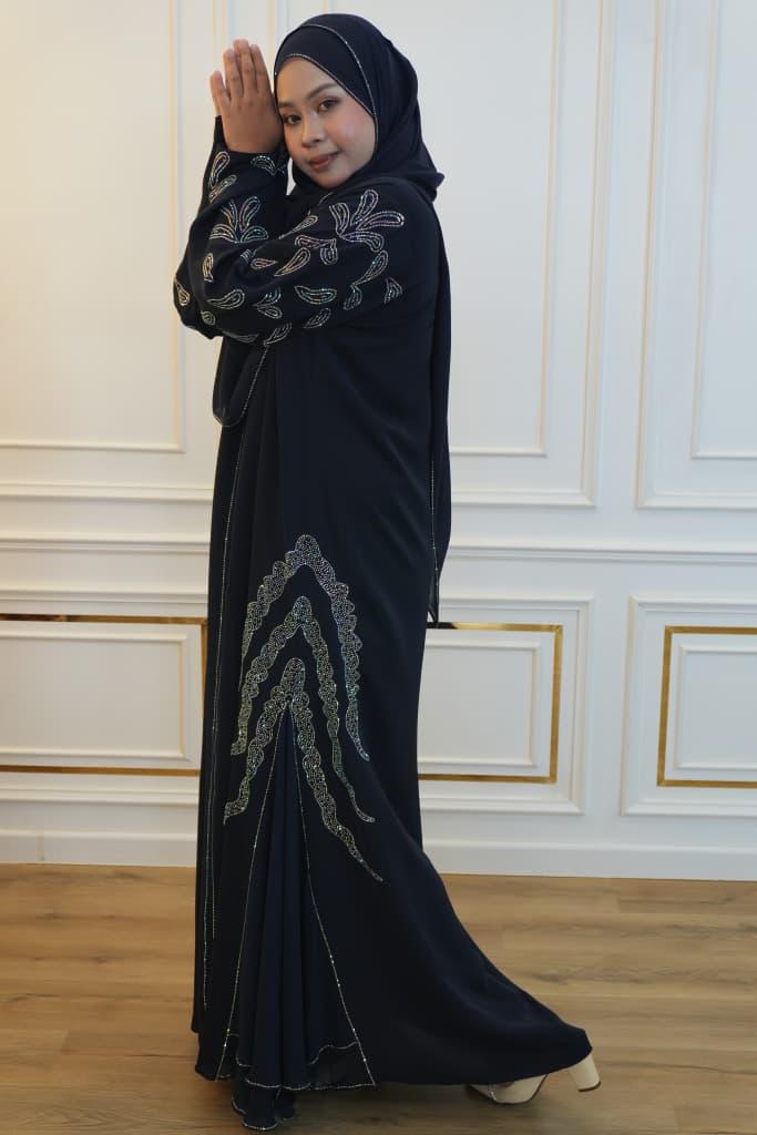 ABAYA RASHA NAVY BLUE