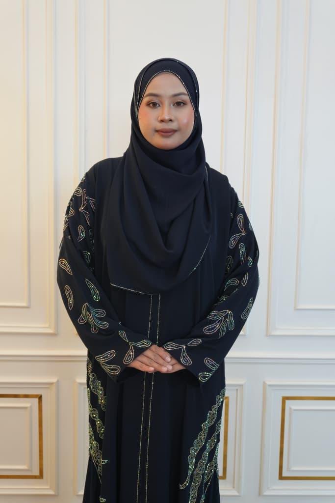 ABAYA RASHA NAVY BLUE
