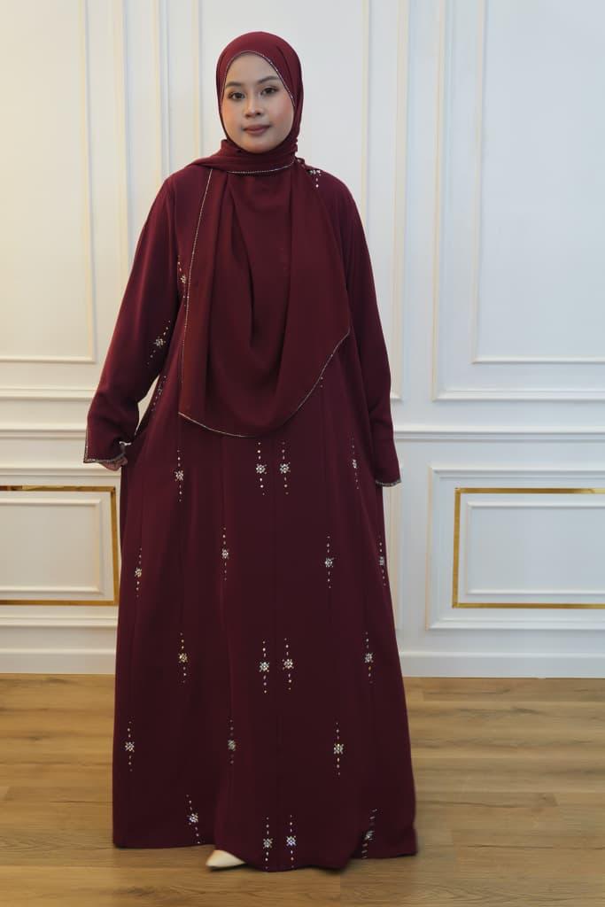 ABAYA SANA MAROON