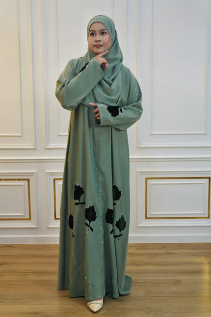 ABAYA LAILA GREEN
