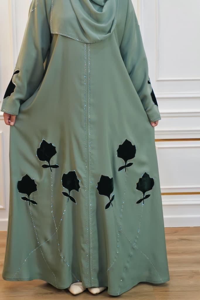 ABAYA LAILA GREEN