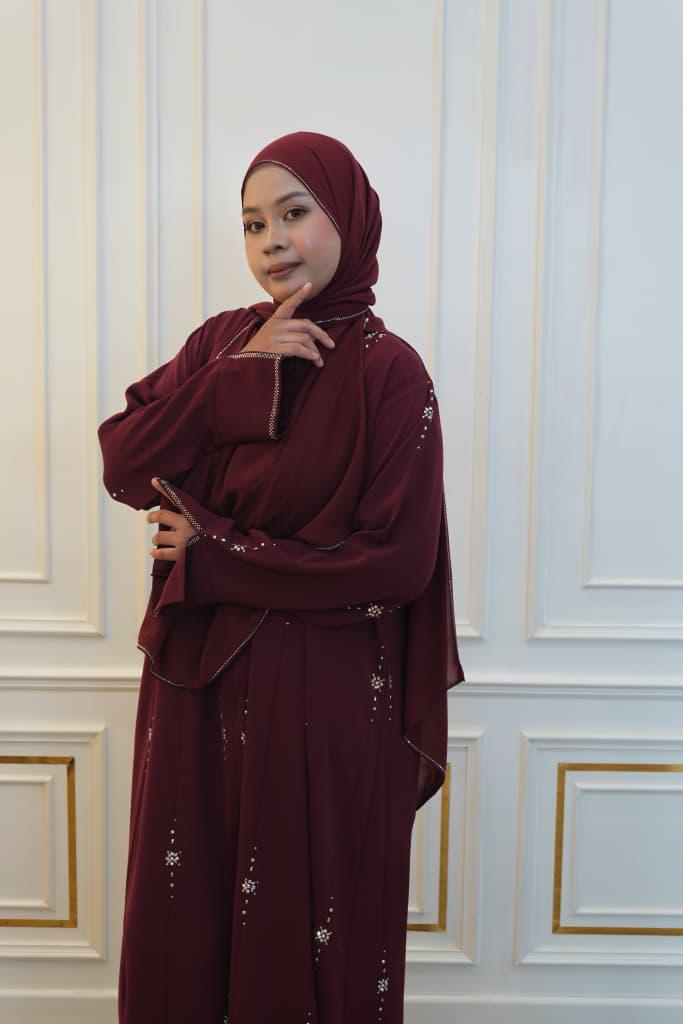 ABAYA SANA MAROON