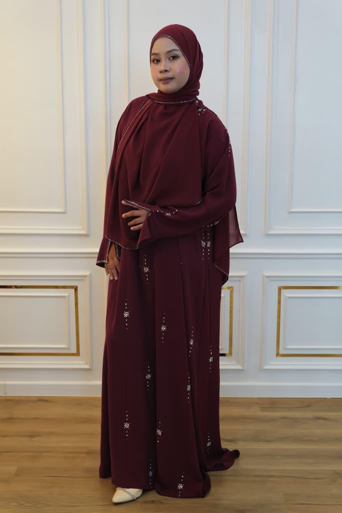 ABAYA SANA MAROON