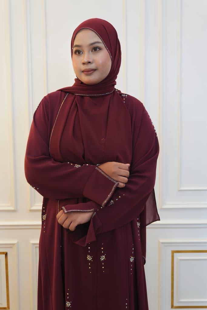 ABAYA SANA MAROON