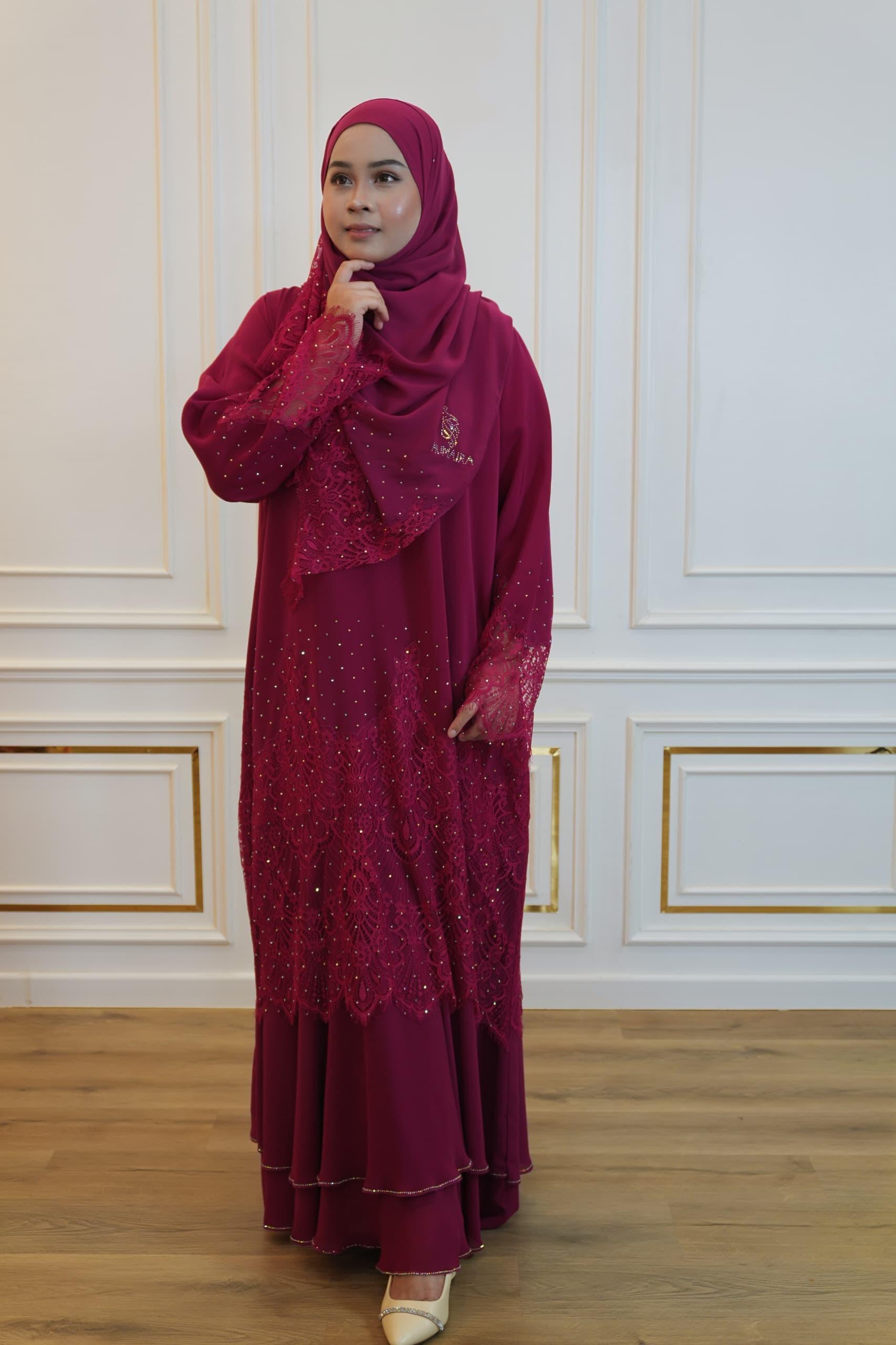 ABAYA AURORA HOT PINK