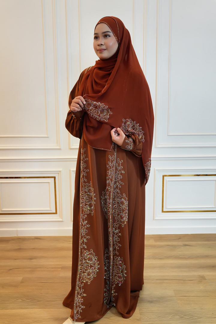 ABAYA DIYA BURNT ORANGE
